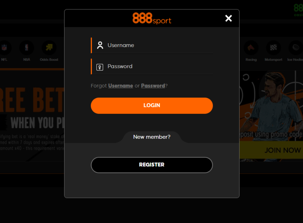 888 Bet Login